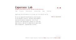 Desktop Screenshot of caporasolab.us